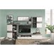 Mueble de salón AKRON Blanco/ Gris