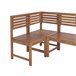 Beliani Conjunto de comedor TREIA Marron