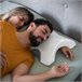 Almohada Viscoelástica Cervical para Parejas Blanco