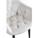 Silla Zandel Black Terciopelo Beige