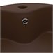 Lavabo lujoso con rebosadero cerámica Marron