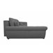 Chaise longue con cama y arcón EDEN Antracita