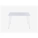 Mesa de cocinaTENESSE fija MDF 120x70cm blanca Blanco