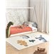 Beliani Alfombra para niños GHARTA Beige