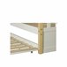 Cama nido WOOD madera maciza 90x190cm blanco natural Blanco/ Madera