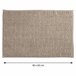 Alfombra De Baño Msv "Chenille" 60x40 Beige
