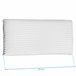 Almohada de Látex Perforada con Funda 75x35 Blanco