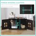 Casa para Gatos MDF PawHut, mascotas - accesorios para gatos Marron