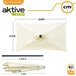 Parasol balcón mástil aluminio Aktive Garden Beige