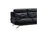 Chaise longue de piel HAWAI Chaise longue de piel HAWAI Negro