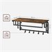 Perchero de pared Madera