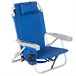 Aktive Silla de playa XXL plegable y reclinable 5 posiciones c/nevera y mochila Azul