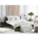 Beliani Cama con somier Madera de pino GIULIA 145x213 Marron