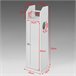 Portarrollo para Papel Higiénico FRG135-W SoBuy Blanco