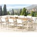 Beliani Conjunto de comedor GROSSETO Blanco