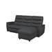 Chaise loungue relax FAMILY eléctrico Antracita
