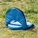 Aktive Asiento plegable con respaldo ajustable Azul
