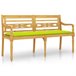 Banco Batavia con cojín 150x51 Verde