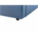 Beliani Cama con somier Poliéster DREUX 191x214 Azul
