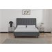 Cama MAJESTIC 150x190cm color gris Cama MAJESTIC 150x190cm color gris Gris