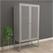Armario archivador Sund 2 estantes acero Gris