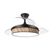 Ventilador De Techo Metal Serie Moda Marron