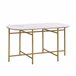 Conjunto de mesas y sillas de comedor 140x80 Blanco/ Gris