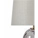 Beliani Lámpara de mesa BONELLI Beliani Lámpara de mesa BONELLI Gris