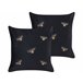 Beliani Cojín decorativo TALINUM 45x45 Negro