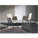 ANGEL CERDA Silla comedor tapizada tela Gris