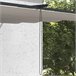 Pérgola de Pared Poliéster, Acero Outsunny Crudo