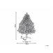 Beliani Árbol de Navidad FARNHAM 