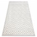 Alfombra SANTO sisal 58365A zigzag 160x220 Crema