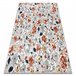 Alfombra Estructural BOTANIC 65239 flores 137x190 Multicolor