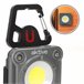 Aktive Foco LED portátil multiusos 3 posiciones c/cargador USB Gris