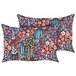 Beliani Cojín de jardín CASTELARO 60x40 Multicolor