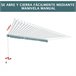 Toldo Manual Plegable Tela de poliéster, aluminio Outsunny 295x250 Verde