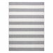 Alfombra de cuerda sisal FLAT 48644/637 Rayas 120x170 Gris