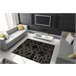 Alfombra GLOSS moderno 407C 86 elegante glamour art deco 180x270 Negro