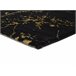 Alfombra abstracta GOLD - ATTICGO 80x150 Negro