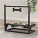 Comedero para Perros Acero, Metal PawHut Negro