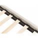 Beliani Cama con somier Bouclé ROANNE 150x213 Crema