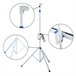 Pantalla de Proyector plástico, metal HOMCOM Blanco