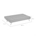 Sofá Cama Clic Clac Tipo Libro de 3 Plazas modelo Berlin Azul
