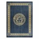 Alfombra lavable ANDRE 1972 Marco medusa griego 80x150 Azul