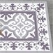 ARTDECO - Alfombra vinílica compacta Patch Azul 60x200 Gris