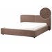 Beliani Cama con somier Bouclé LINARDS 210x242 Blanco