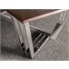 Mesa comedor ovalada barril madera nogal Negro