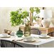 Beliani Jarrón decorativo DHOKLA Verde