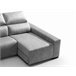 Chaise longue relax eléctrico BALTIA Gris Claro